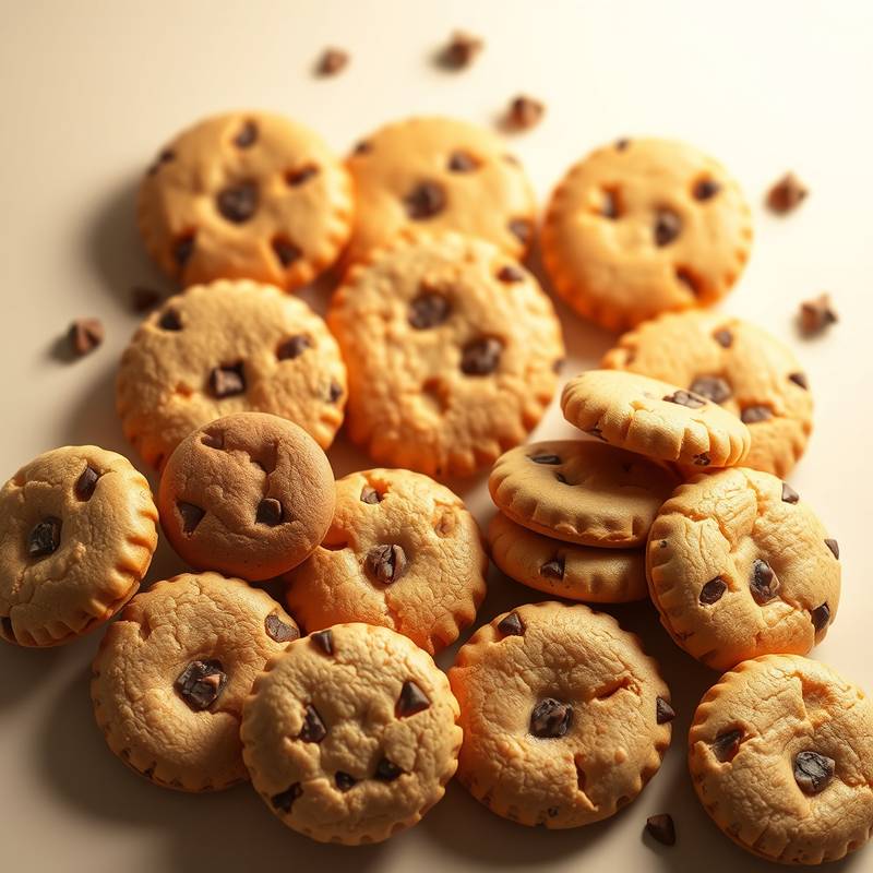 A stylized image showing various cookies arranged in a visually appealing manner, symbolizing the digital cookies used on websites.